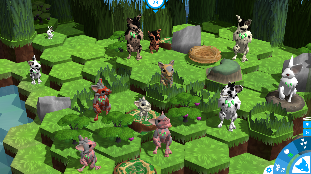 Niche — a genetics survival game gameplay