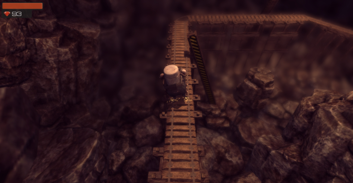 Scrap Garden robot on the railway